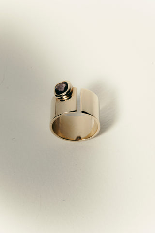 OBS - Bague en or 9K & Spinelle