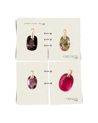 AQUARELLE - Pendentif en or 9 carats