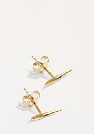 ESQUISSE - Minimalist earrings in 14 karat gold plated sterling silver.