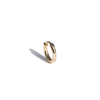ORPHÉE CREOLE - 9 karat solid gold Sapphires single earring 